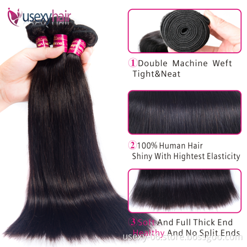 China unprocessed weave bundle hair vendors wholesale raw mink brazilian cuticle aligned human virgin hair bundles